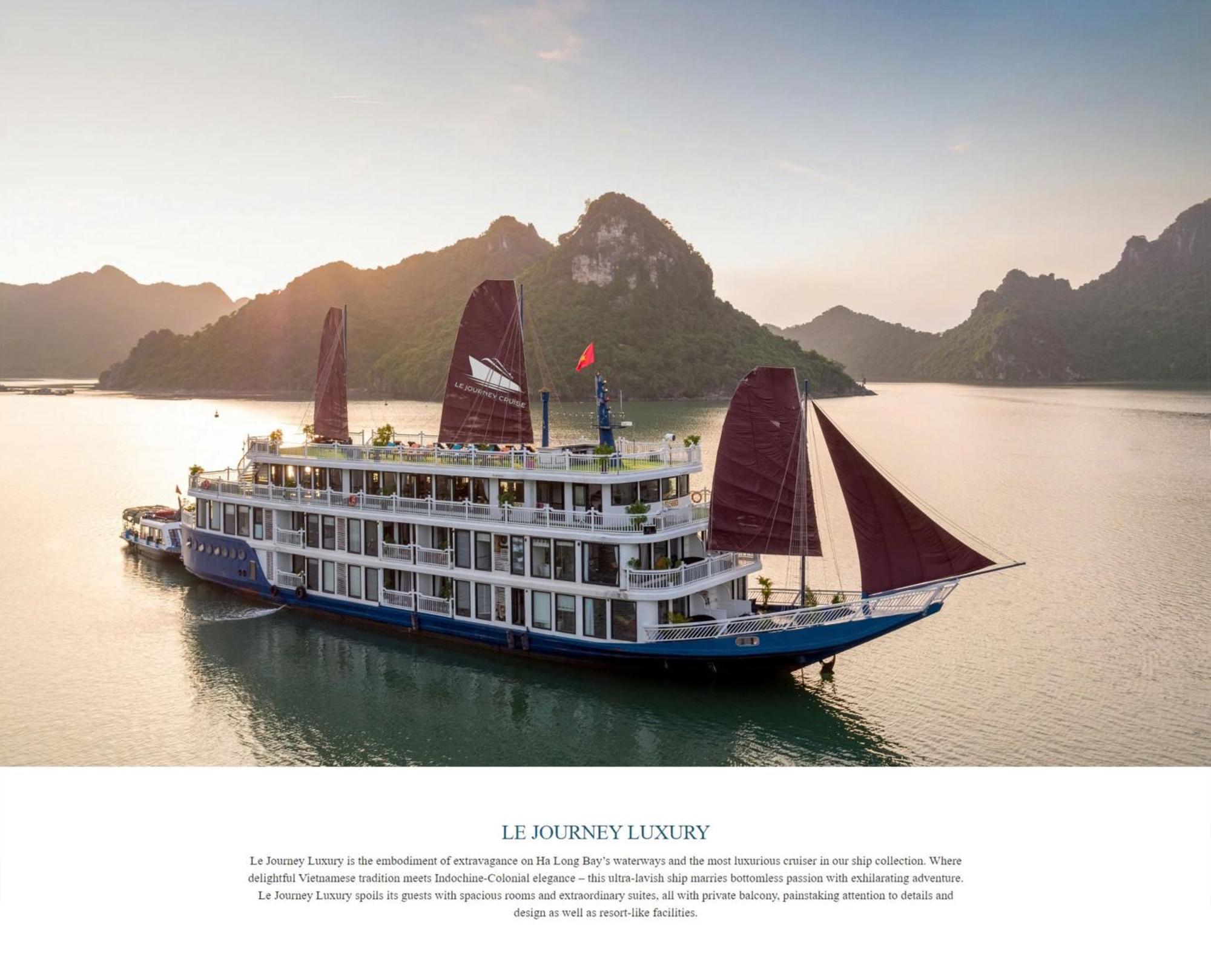 Le Journey Luxury Cruise Hotel Ha Long Exterior photo